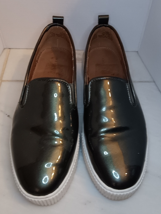 Halogen Shoes - Halogen Baylee Slip-On Patent Leather Platform Sneakers